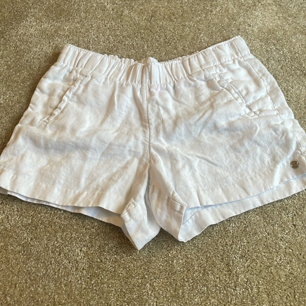 NWOT- Lilly Pulitzer White Linen Shirts, Size Medium